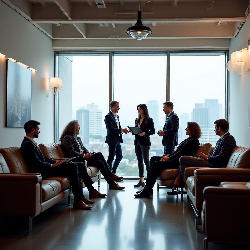 Equipo de FinanzArg en oficina moderna